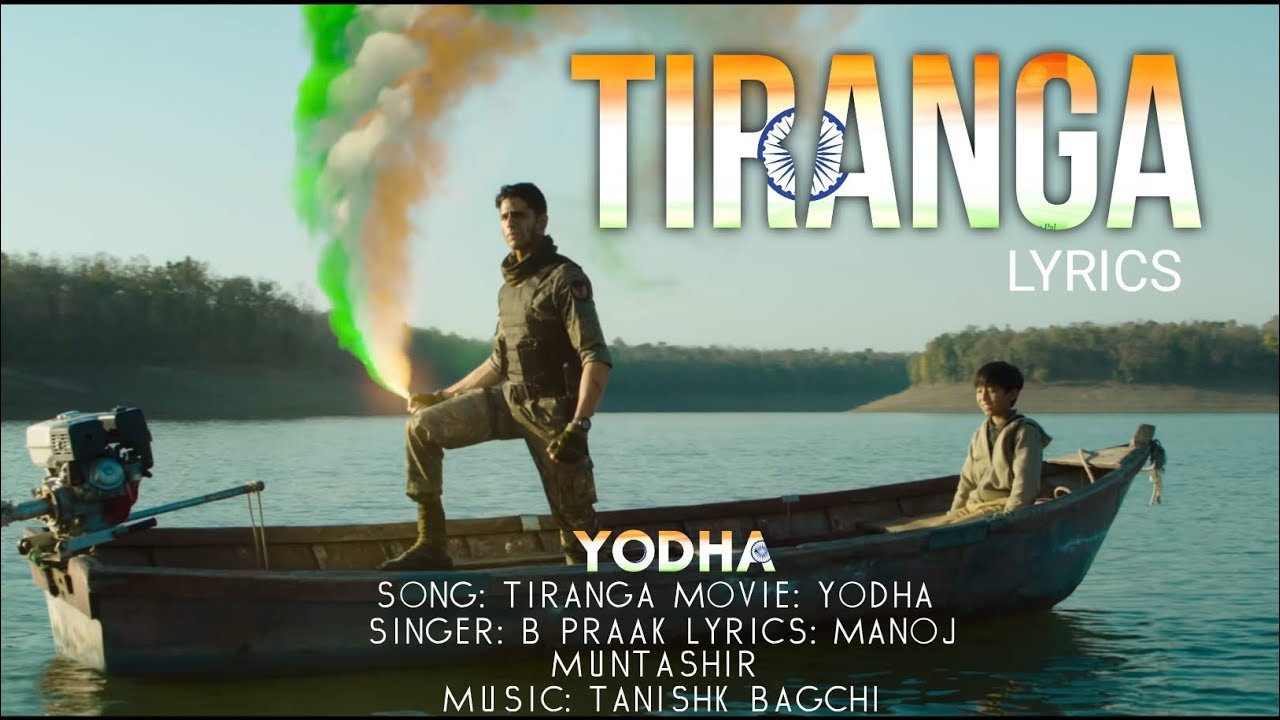 Tiranga Lyrics English Translation – Yodha | B Praak