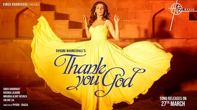 Thank You God Lyrics English Translation – Dhvani Bhanushali