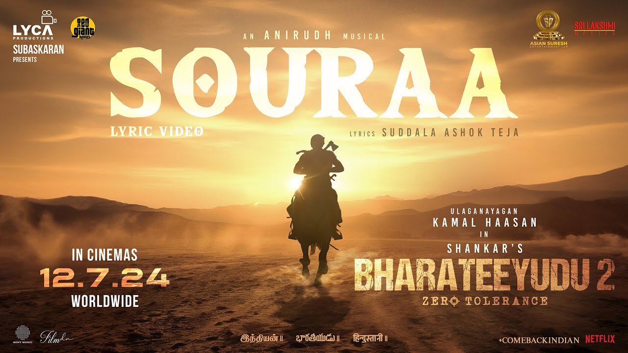 Souraa Lyrics English Translation – Bharateeyudu 2